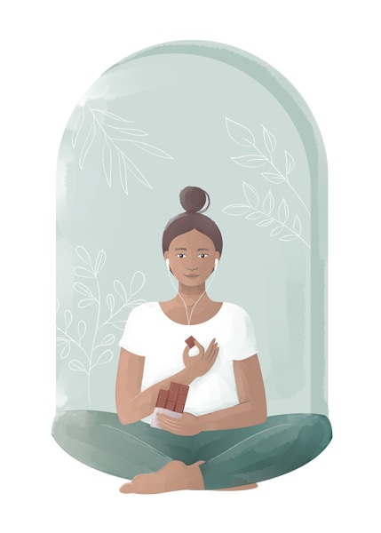 Schoko-Meditation Gudrun Kirchert ichlasselos.at